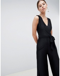 AX Paris Wide Leg V Neck Jumpsuit