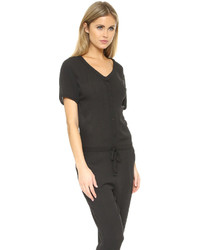 Wildfox Couture Wildfox Solid Black Travel Jumpsuit