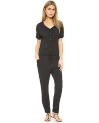 Wildfox Couture Wildfox Solid Black Travel Jumpsuit