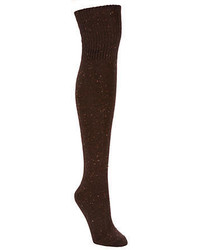 Hue Cuffed Tweed Knee High Socks
