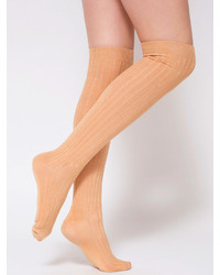 American Apparel Ribbed Modal Over The Knee Sock
