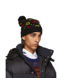 Gucci Black And Yellow Wool Beanie