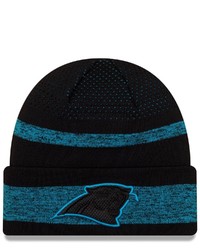 New Era Black Carolina Panthers 2021 Nfl Sideline Tech Cuffed Knit Hat At Nordstrom