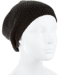 Marc Jacobs Black Knitted Beanie