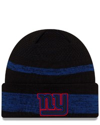 New Era Black New York Giants 2021 Nfl Sideline Tech Cuffed Knit Hat At Nordstrom