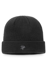 FANATICS Branded Black Pittsburgh Penguins Authentic Pro Black Ice Cuffed Knit Hat At Nordstrom