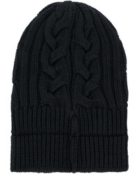 Versace Cable Knit Beanie Hat