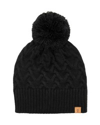 Frye Cable Knit Beanie In Black At Nordstrom