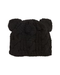 Nirvanna Designs Cable Knit Kitty Beanie