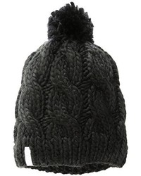 Coal The Rosa Chunky Cable Pattern Beanie With Pom Pom