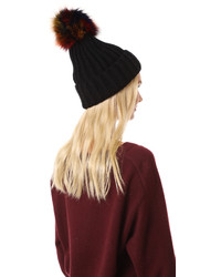 Jocelyn Knit Beanie Pom Hat