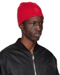 Givenchy Red 4g Beanie