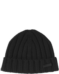 DSQUARED2 Wool Rib Knit Beanie Hat