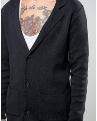 Asos Knitted Blazer In Slim Fit