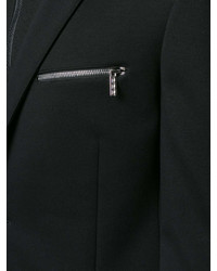 Versace Zip Pocket Knit Blazer