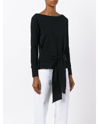 Eleventy Boat Neck Knitted Blouse