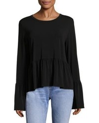 Elizabeth and James Fenton Knit Bell Sleeves Top