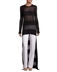 Antonio Berardi Hi Lo Knit Top