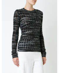 Missoni Patterned Longsleeved Knitted Blouse