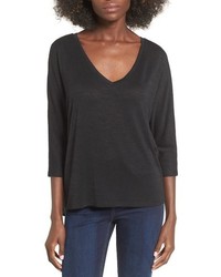 Leith Stretch Knit Highlow Top