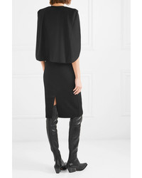 Givenchy Cape Effect Stretch Knit Dress