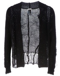 Ann Demeulemeester Blanche Distressed Loose Knit Cardigan
