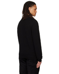 Ps By Paul Smith Black Buttoned Cardigan