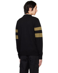 Fred Perry Black Tipped Sleeve Cardigan
