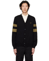 Fred Perry Black Tipped Sleeve Cardigan