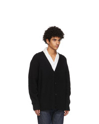 Acne Studios Black Wool And Cashmere Cardigan