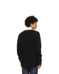 Acne Studios Black Wool And Cashmere Cardigan