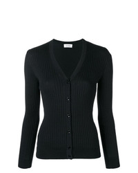 Courreges Courrges Rib Knit Fitted Cardigan