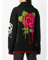 Alexander McQueen Loose Thread Knitted Cardigan