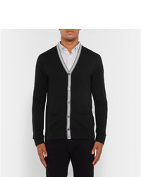 Michael Kors Michl Kors Contrast Trimmed Knitted Cardigan