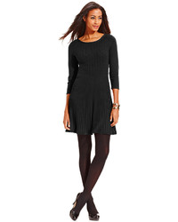 Style&co. Cable Knit A Line Sweater Dress