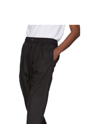 Dolce and Gabbana Black Cotton Lounge Pants