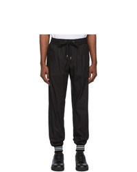 Dolce and Gabbana Black Cotton Lounge Pants