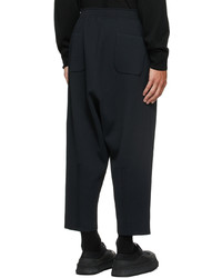 CFCL Black Milan Rib Sarrouel Trousers