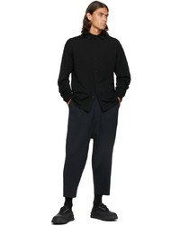 CFCL Black Milan Rib Sarrouel Trousers