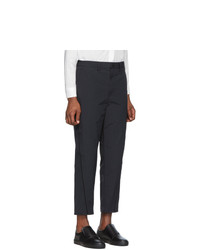 Issey Miyake Men Black Nylon Span Trousers