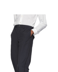 Issey Miyake Men Black Nylon Span Trousers