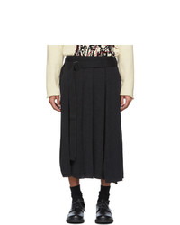 Yohji Yamamoto Black Skirt Trousers
