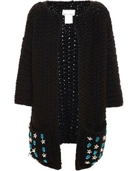 Wool And The Gang Embellished Knitted Cardi Coat