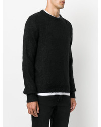 Saint Laurent Fuzzy Knit Sweater