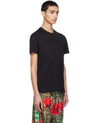 Dolce & Gabbana Black Bonded T Shirt