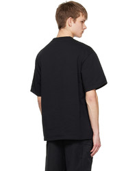 Feng Chen Wang Black Double Neck T Shirt