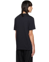 Raf Simons Black Fred Perry Edition Colorblocked T Shirt