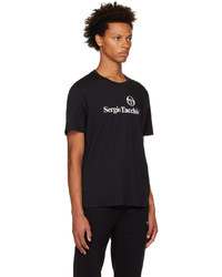 Sergio Tacchini Black Heritage T Shirt