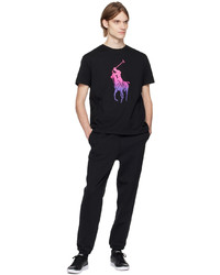 Polo Ralph Lauren Black Ombr Big Pony T Shirt
