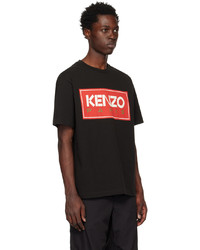 Kenzo Black Paris Crewneck T Shirt